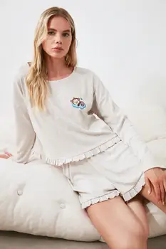 

Trendyol Printed Knitted Pajamas Set THMAW21PT0256