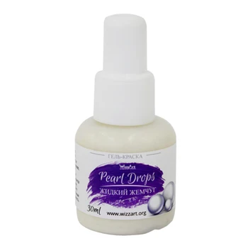 

Paint for creating pearls pearldrops, Chameleon yellow 30 ml Wizzart
