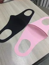 Mascarilla facial de algodón lavable, 1/2/4/8/16 Uds., a la moda, antipolvo, negra/gris/rosa