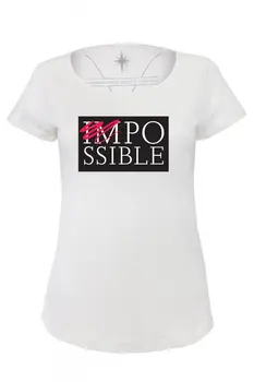 

Angemiel Wear Possible Cotton White Women 'S T-Shirt