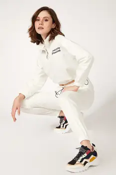 

Happiness ist. Women's Zipper Collar Basic Tracksuit Set MC00080