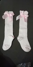 Calcetines de algodón con lazo para bebé y niña, medias transpirables antideslizantes para recién nacidos, calcetines de niñas bebé de 0 a 3 años, material barato