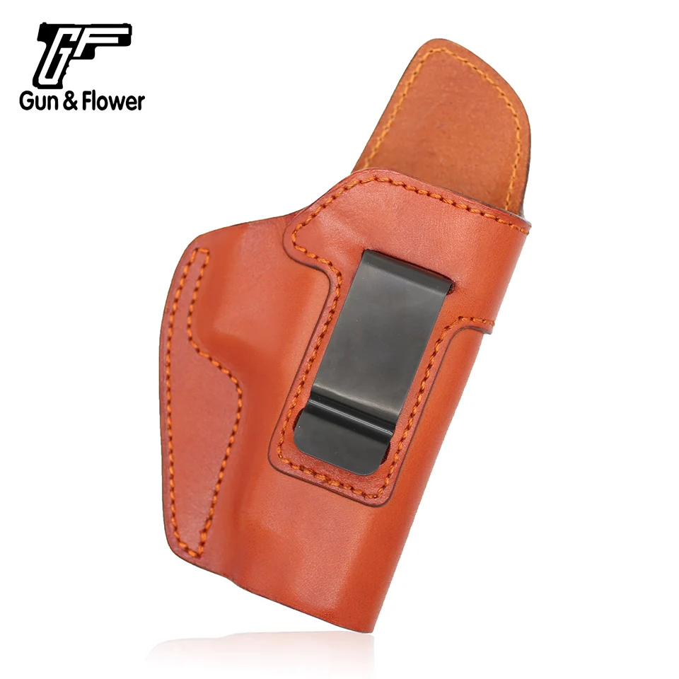 

Gunflower Tactical IWB Leather Holster Concealed Carry Fits Most SIG P226 Style Handguns