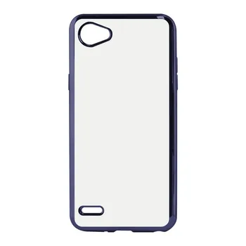 

Mobile cover Lg Q6/q6 Plus Contact Flex Metal TPU Transparent Grey Metallic