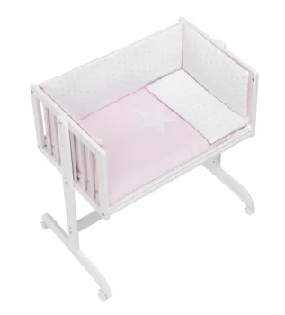 

Minicuna Hauck Lit D'appoint with Textile Pink Star