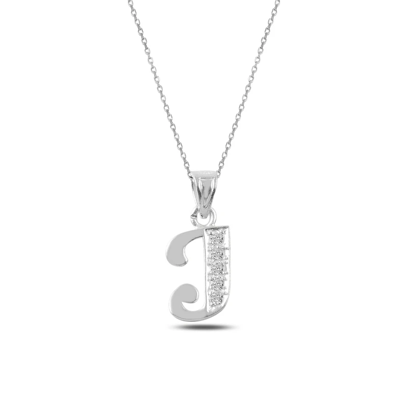 

Silver 925 Set-J-Letter Ghost Pendant
