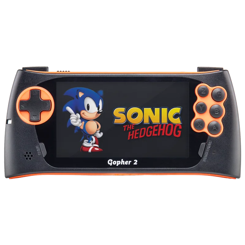 SEGA Genesis Gopher 2 Game console + 500 games LCD 4.3&quot | Электроника