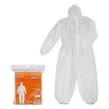 Комбинезон одноразовый "Каспер", спанбонд 40гр/м2, размер 2XL(50-52), белый AIRLINE ADO-NWF-03