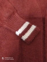 Suéter de piel de visón para mujer, cárdigan de manga larga holgado de terciopelo para otoño e invierno, novedad de 2020