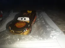 Disney Pixar-Coche de juguete de Cars 3 para niños, vehículo de aleación fundido a presión, Rayo McQueen, Jackson Storm Ramirez 1:55, n. ° 95