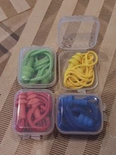 Tapones de silicona para los oídos, tapones de algodón para los oídos, cómodos, con reducción de ruido, para natación, suave, paquete de 4 Uds.