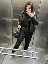 Oeak-Conjunto de dos piezas para mujeres, chándal de gran tamaño con capucha y pantalones, traje deportivo informal para otoño e invierno, 2 piezas