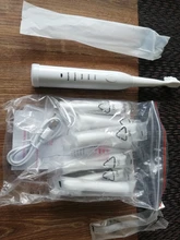 Cepillo de dientes eléctrico ultrasónico, recargable, lavable, blanqueamiento de dientes electrónico, temporizador para adultos