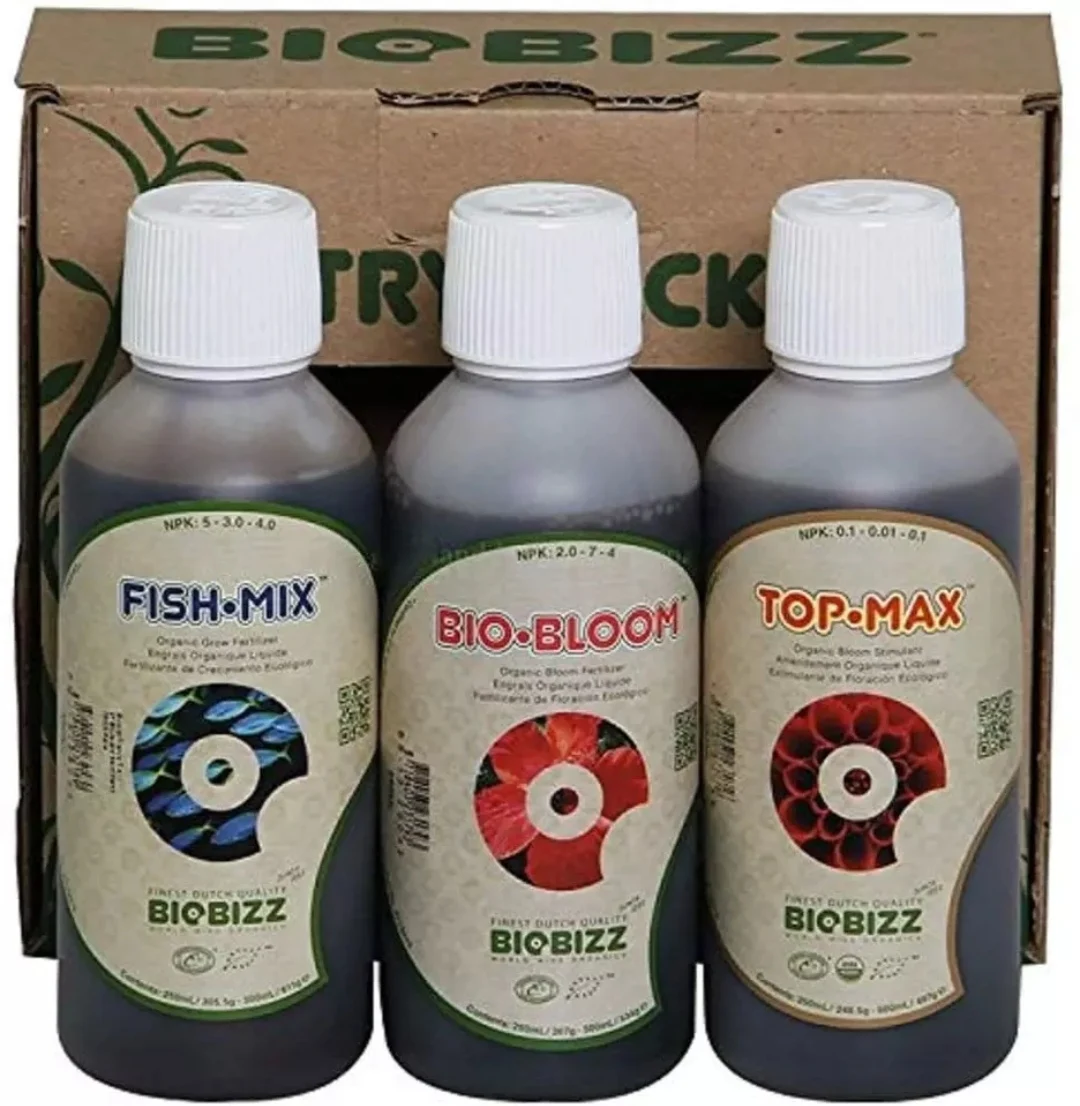 Комплект удобрений/ fertilisant BioBizz, пробная упаковка™100% органический комнатный 3x250 мл бесплатно 24 часа