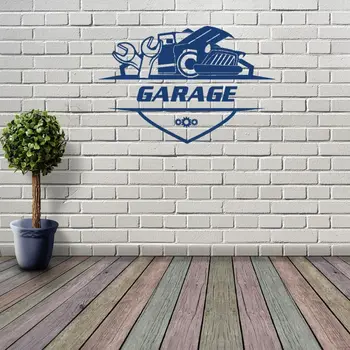 

Retro Classic Garage Wall Stickers Car Services Decal For Garage Decoration A001121