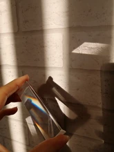 Prisma Triangular BK7 para enseñanza física, prismas de vidrio óptico de 25x25x80mm, luz refractada de espectro arcoíris para niños y estudiantes