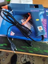 Pistola de pegamento de fusión en caliente de 150W, con Control de temperatura para el hogar, manualidades, fabricación Industrial, uso de barras de pegamento de 11mm, boquilla de cobre puro