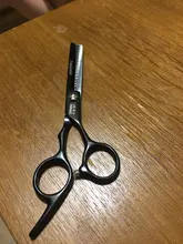 Tijeras profesionales para peluquería, color negro, 6,0 pulgadas, corte grande, Japón, 440C