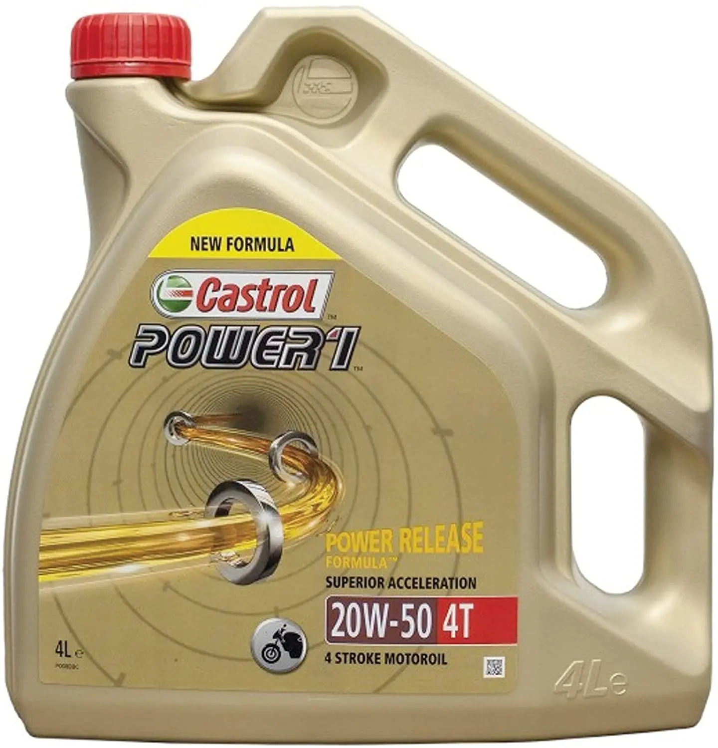 Castrol 150498-Oil Power 1 Formula Migliorata 4T 20 W50 4L. (Old Act Evo) Moto
