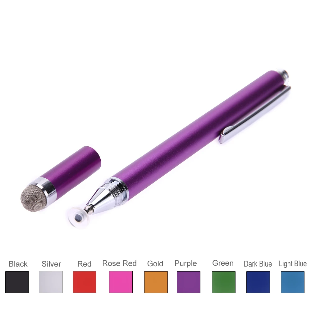 H HILABEE Crayon à Stylet à écran Tactile Plat pour Téléphone Intelligent pour Tablette Dordinateur Portable Blanc 
