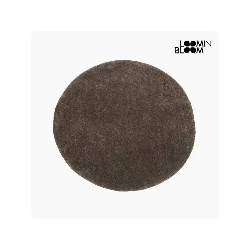 Ковер(90x90x3 см) коричневый акрил