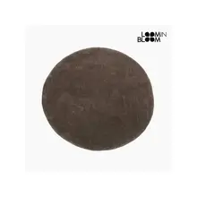 Ковер(90x90x3 см) коричневый акрил