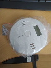 Sensor fotoeléctrico de seguridad para el hogar, 85dB, aviso de alta sensibilidad LCD, Sensor de Gas de CO independiente, Detector de alarma de intoxicación por monóxido de carbono