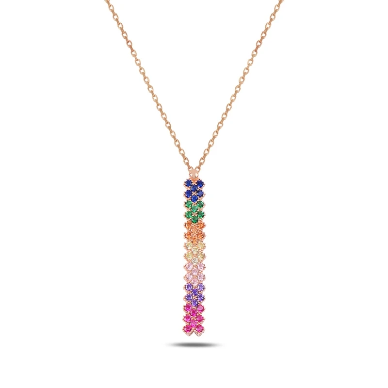 

Armagano Zircon Stone Stick Necklace