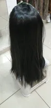 Pelucas de diadema largas y rectas para mujeres negras, pelo sintético resistente al calor, hecha a máquina, 20, 22, 24, 26, 28 y 30 pulgadas