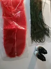 Pelo de fantasma atado de moscas, material sintético translúcido fino para atar alas, colas y cuerpos, 10 colores opcionales