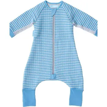 

THE COMPANY GRO - GroRompers Over-pyjamas - Blue Stripes - 12-24 months