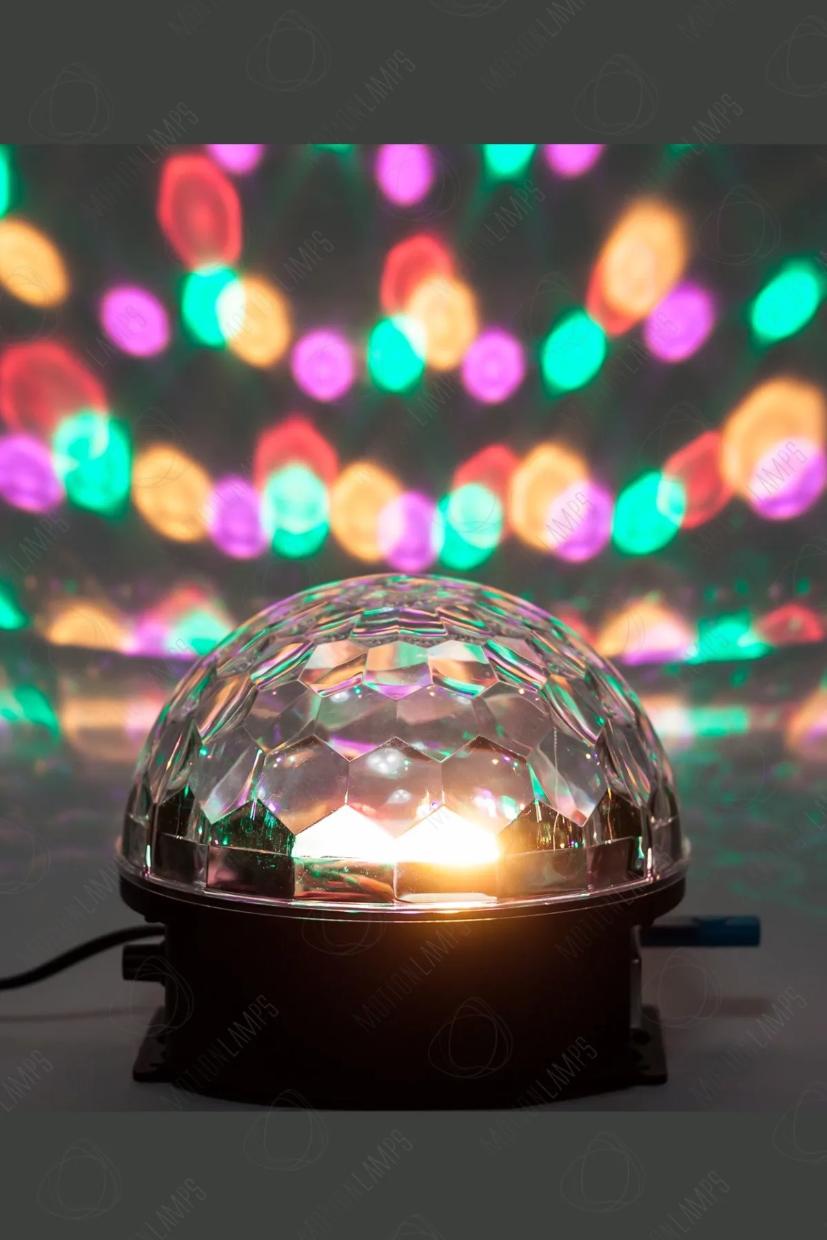 Музыкальный диско-шар LED Crystal Magic Ball Light с ДУ - Цвет: color