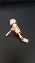 Faucet Glass-Bottle Oak-Barrel Brass Bibcocks 12mm Miniature Wine-Drink Rose-Gold High-Quality