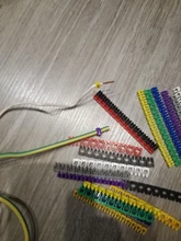 100/150pcs/lot Cable Markers Colourful C-Type Marker Number Tag Label For 2-3mm Wire