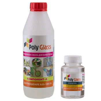 

Epoxy resin Poly glass 580 gr. Transparent