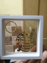 Auxauxme personalizada Birthstone árbol de llaveros de la vida de acero inoxidable miembro de la familia llavero de árbol regalos de cumpleaños para mamá y papá