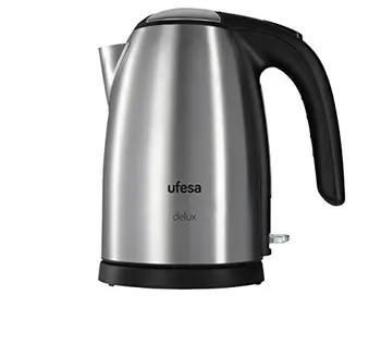 

Ufesa HA7900 Delux-water kettle, 2200W, 1.7 litres, removable antical filter, water level indicator