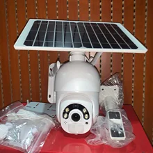 Cámara IP inalámbrica con tarjeta SIM 4G, 1080P, Solar, PTZ, WIFI, batería recargable integrada, videovigilancia de calle al aire libre