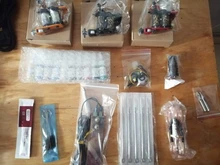 Kit completo de máquinas de tatuaje, pistola de tinta negra, fuente de alimentación, agarres, herramientas de arte corporal, conjunto de tatuaje, maquillaje permanente