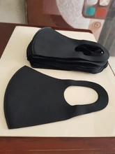 Mascarilla de esquí reutilizable para adultos, pañuelo transpirable de algodón, color negro, a la moda, lavable, protección contra los gérmenes, 25 uds.