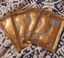 Ameizii 24k Gold Crystal Collagen Eye Masks Dark Circles Remove Moisturizing Skin Care Eye Patches Ageless Gel Mask Eyes Pads