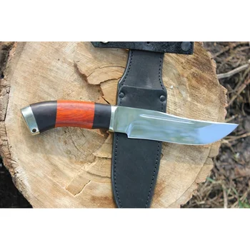 

Knife tag with forged steel blade 95x18, handle from Melchior, grab and Paduk