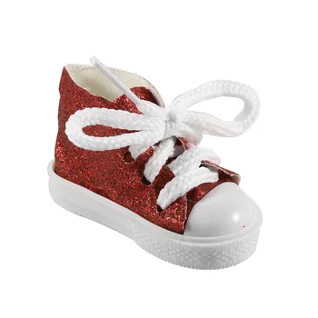 

Ar1052 sneakers with laces for a keychain 7*4 cm (red)