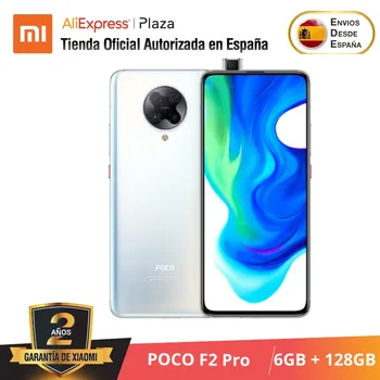 Перейти на Алиэкспресс и купить Xiaomi POCO F2 Pro (128 ГБ ROM con 6 ГБ RAM, Qualcomm®Львиный зев™865, Android, Nuevo, Móvil) [Teléfono Móvil Versi
