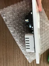 Delviz-Toma corriente con USB estándar para la UE, enchufe de pared con 2 salidas, panel de alimentación CA 110 ~ 250V, de calidad 16A, doble marco, 146x86mm