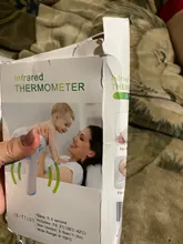 Termómetro Digital LED infrarrojo para niños y adultos, Sensor de temperatura sin contacto para la frente del bebé