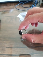 Anillo cuadrado de resina negra para hombre y mujer, joyería de dedo plateado, anillos Vintage de moda para parejas, anillos de boda para mujer