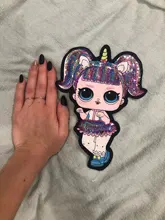 LOL surprise-pegatinas de ropa de muñecas para niñas, parche decorativo bordado para fiesta de cumpleaños
