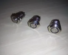 LANBOO 12mm Metal waterproof momentary small push button switch