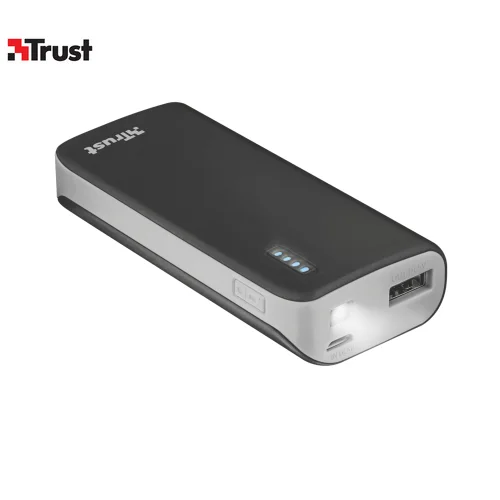 Внешний аккумулятор Powerbank 21224 Trust PRIMO 4400mAh чёрный